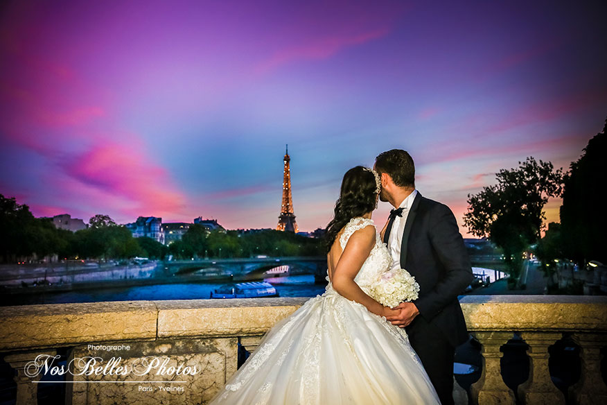 Shooting couple mariage Paris