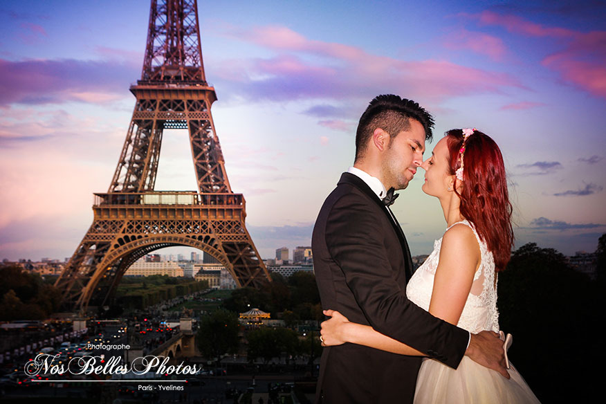 Photographe couple wedding Paris